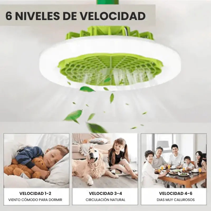 Ventilador Inteligente de LED 3 en 1 TurboMax™ - [SUPER POTENTE]