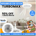 Ventilador Inteligente de LED 3 en 1 TurboMax™ - [SUPER POTENTE]