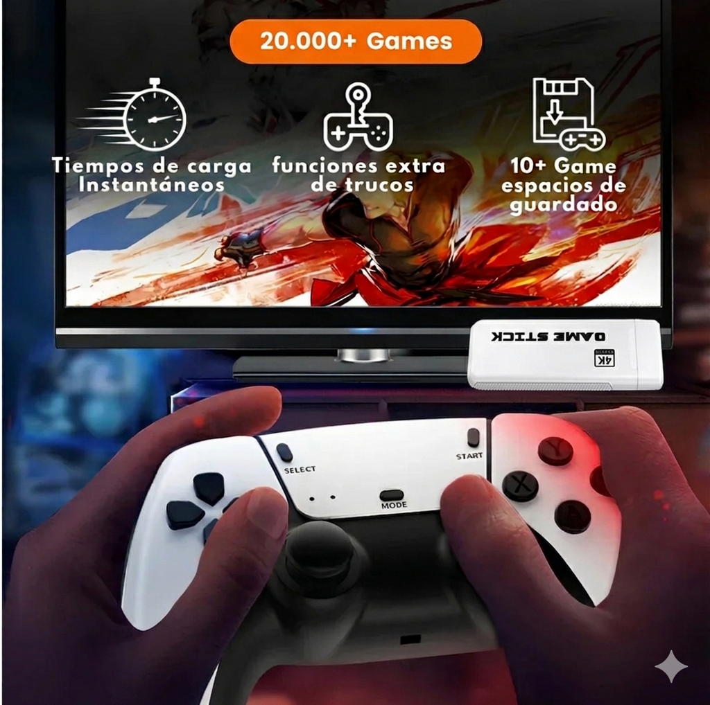 ¡Vuelve a vivir tu infancia con la Consola Retro de +20.000 Juegos! 🎮