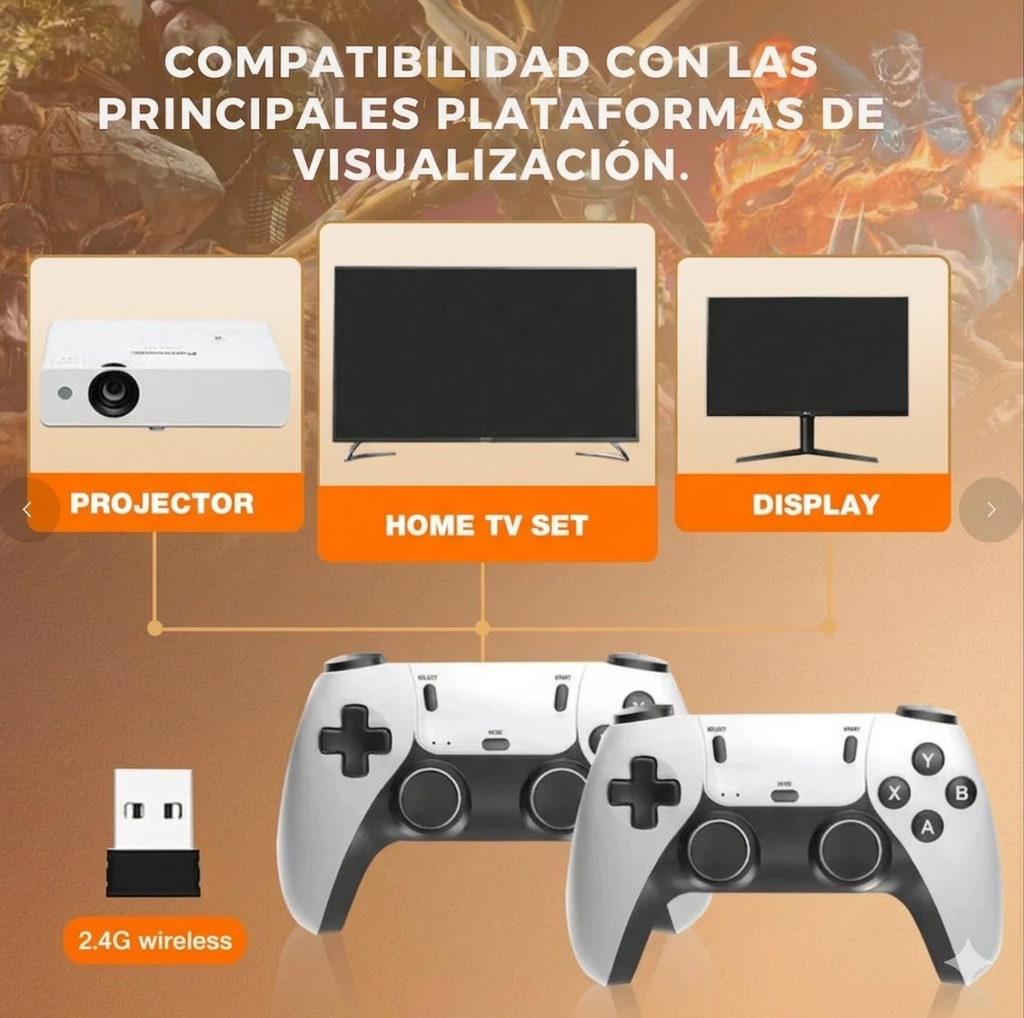 ¡Vuelve a vivir tu infancia con la Consola Retro de +20.000 Juegos! 🎮