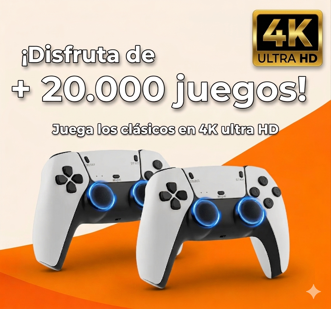 ¡Vuelve a vivir tu infancia con la Consola Retro de +20.000 Juegos! 🎮